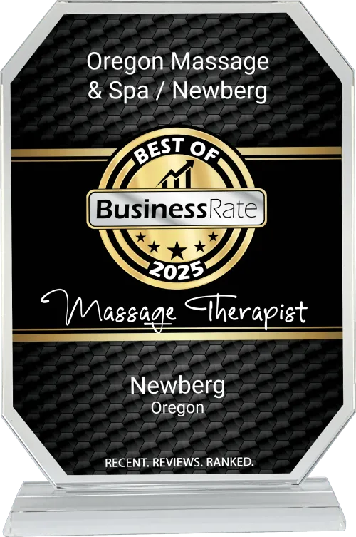 Best of 2025 BusinessRate Award — Best Massage Therapist in Newberg, Oregon